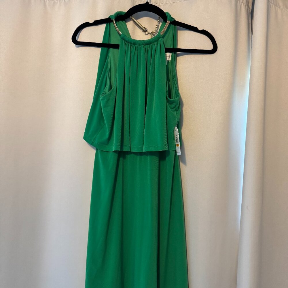 NWT Jessica Simpson Green Halter Dress – Size Small